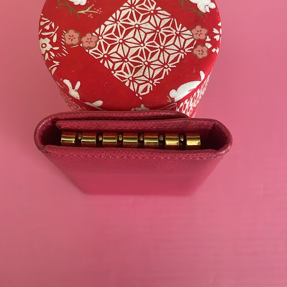 Prada Pink Saffiano Key Holder - Picture 5 of 15
